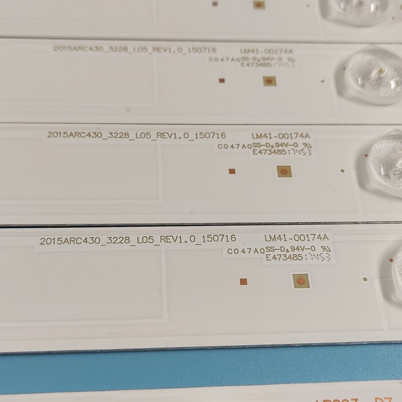 Kit de tiras LED de retroiluminación, accesorio para GRUNDIG 43VLE6629BR 43VLE6524BL 43GFB6626 43GFB6627 2015arc430 _ 3228_l05 43VLE5537BG LC430DUY-SHA1