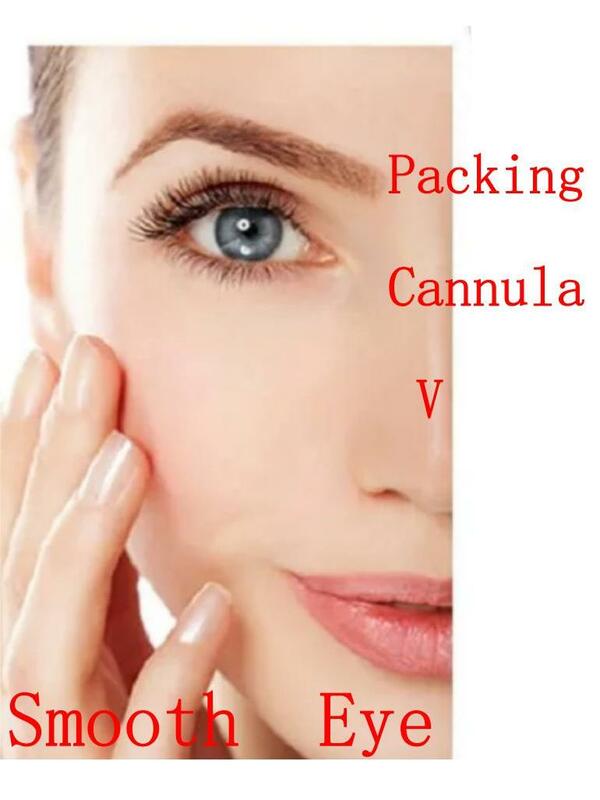 100PCS Cannula smooth Fox Eye upward  For FOREHEAD Cheeks Nasolabial Folds