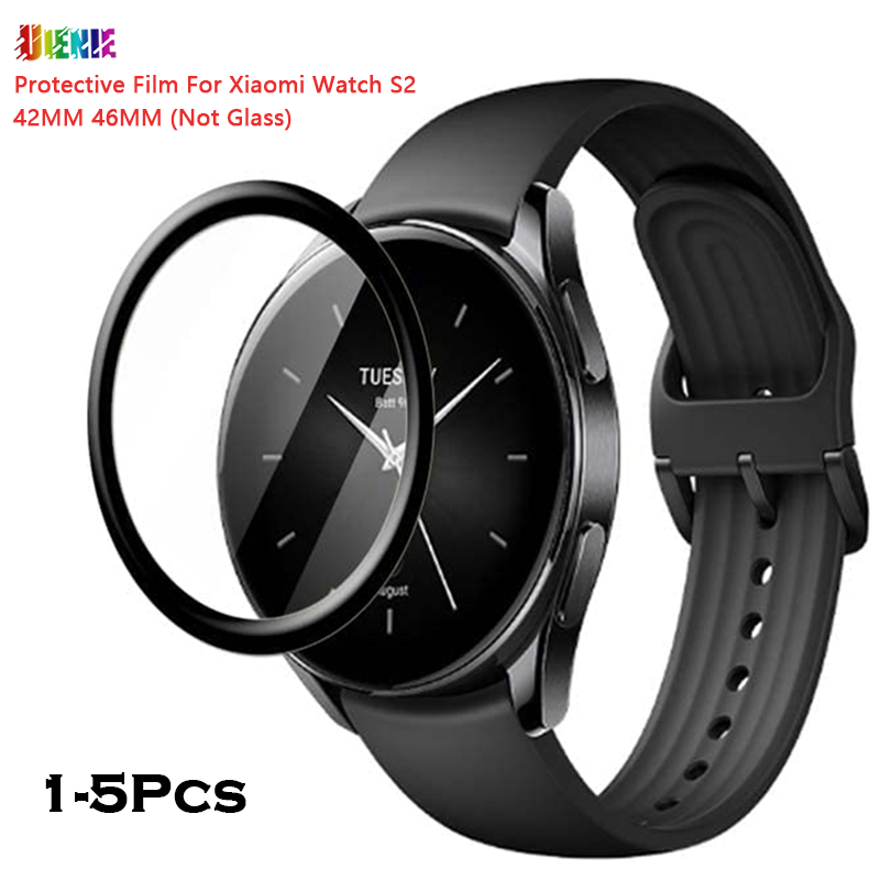 UIENIE 3D 소프트 유연한 보호 필름 샤오미 시계 S2 42MM 46MM Smartwatch 풀 커버리지 TUP 방수 HD 프로텍터