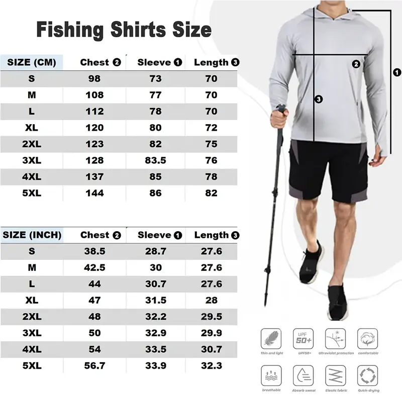 Camisas de pesca de manga larga con protección Uv para hombre, ropa de camuflaje para exteriores, Jersey que absorbe la humedad, Verano