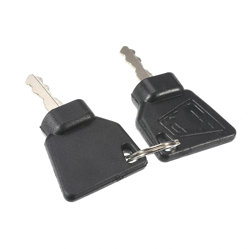 2 Pcs Ignition Start Key Switch Starter key For JCB 3CX Excavator Most JCB Machine Digger Replacement Parts
