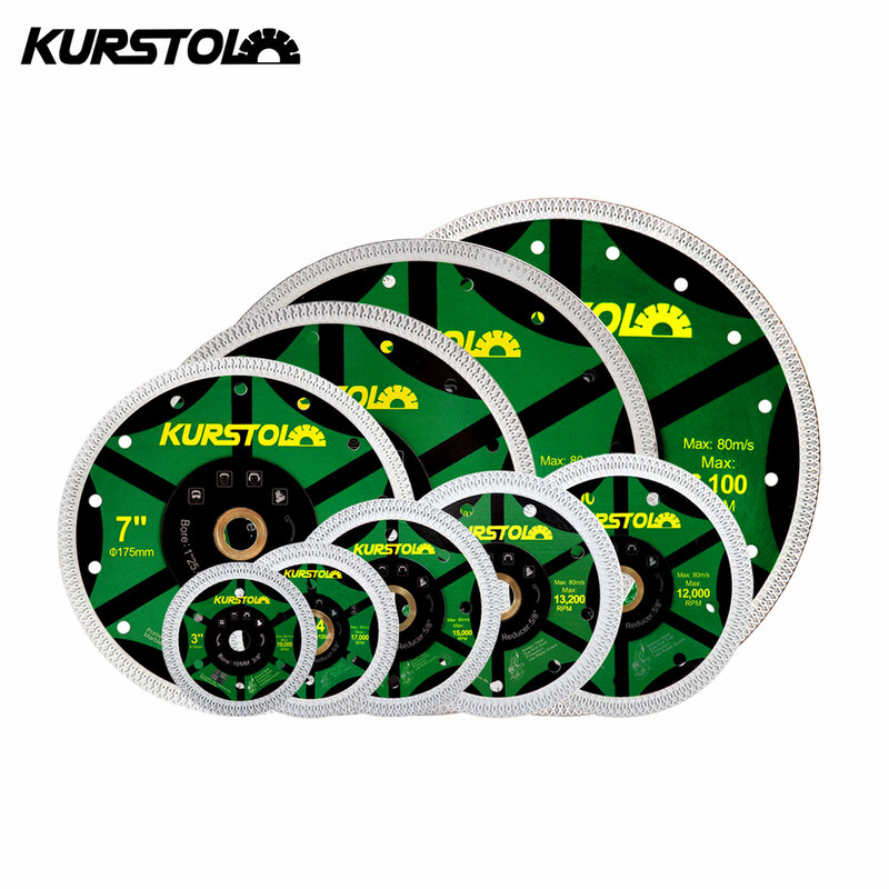 Kursty-disco de corte de azulejos, cortador de granito, cerámica, mármol y porcelana, 75/85/105/115/125/175/200/230mm