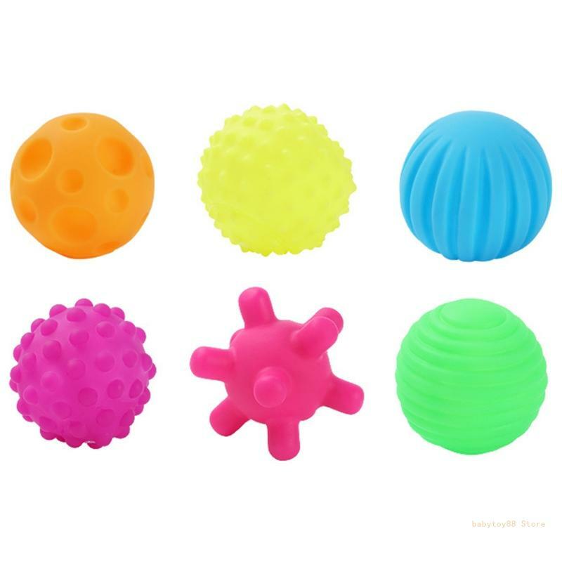 Y4UD Wodoodporne piłki dla dzieci wieku przedszkolnym zabawki do kąpieli dla dzieci chwytające zabawki zdolności ręcznych