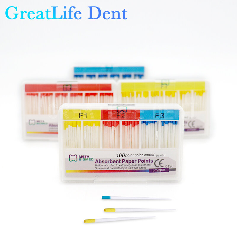 10box Dental Gu-tta Percha Points F1 F2 F3 F4 F5 Dental Material Supplier Gapadent Gu-tta Percha Points Absorbent Paper Points