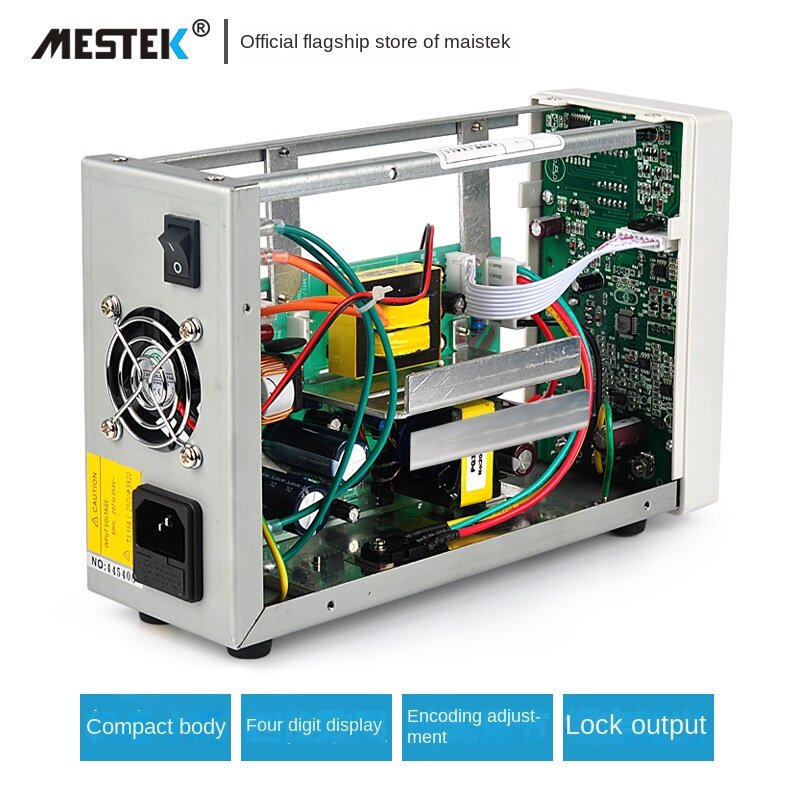 MESTEK – alimentation réglable en courant continu DP3005B, 30v, 5a, haute précision, pour l'entretien des téléphones portables et des ordinateurs