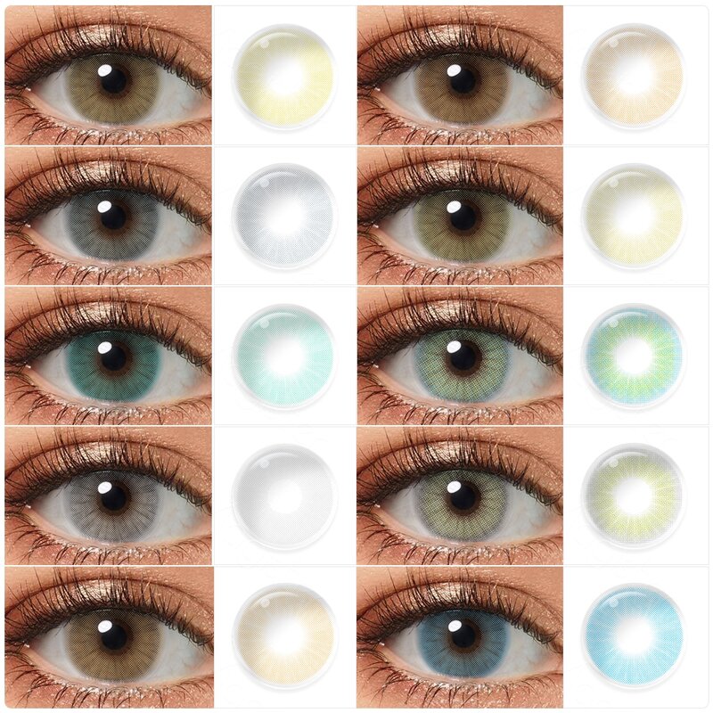 Farbige Kontakte Fall mit Pinzette Clip Stick tragbare Set Kontakte Behälter für Augen tragbare Werkzeuge