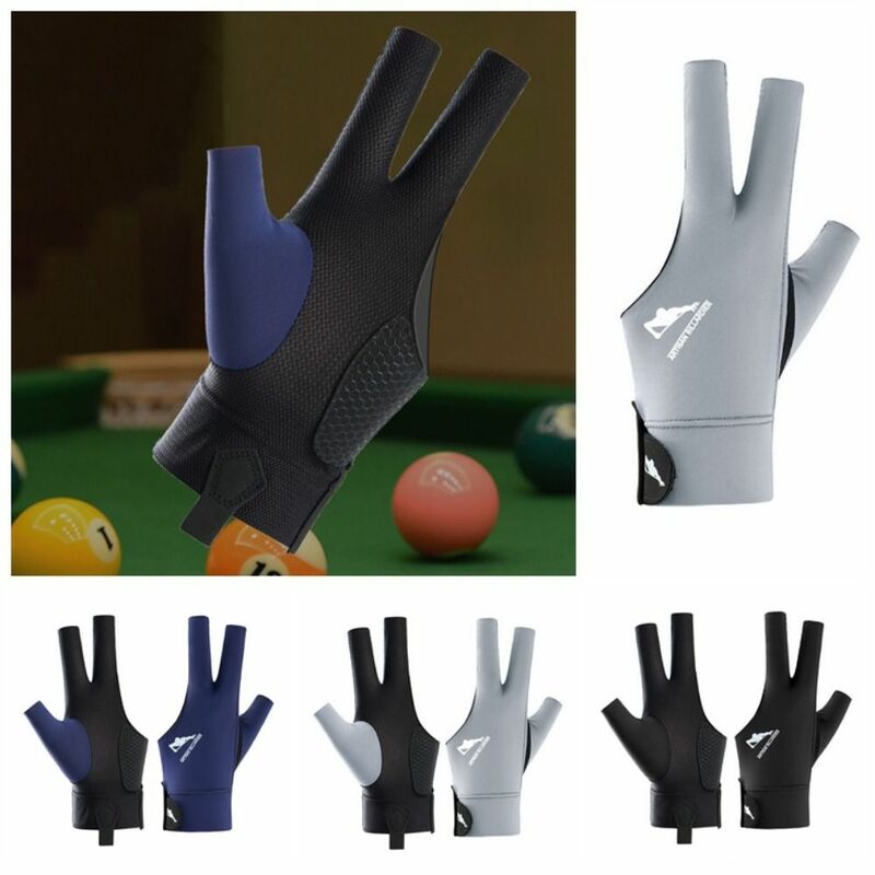 Elasticity Billiards Gloves Wear-resistant Anti-sweat Three Finger Gloves Non-slip High Elastic 3 Fingers Billiard Glove Man