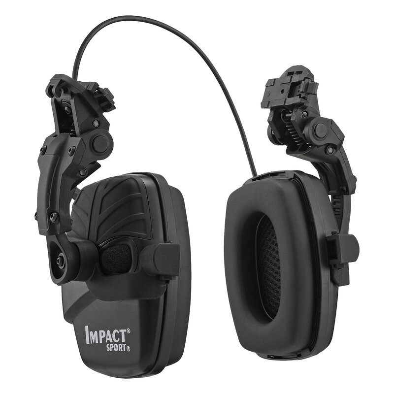 사냥 픽업 및 소음 감소 전술 헤드셋, 청력 보호, 전자 슈팅 헤드셋, 헬멧 장착 버전