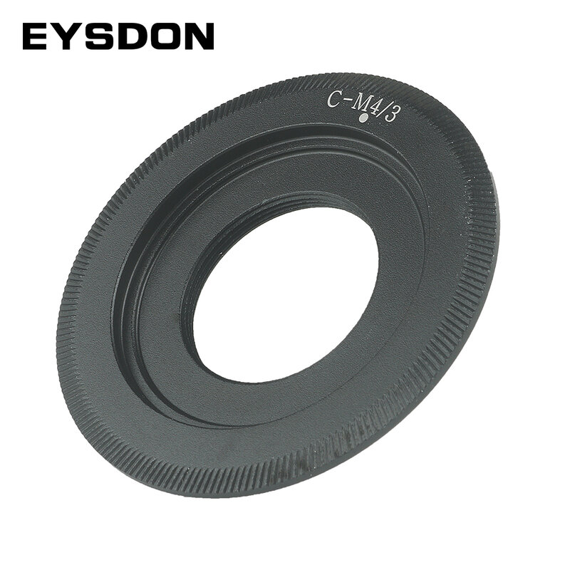 EYSDON-Adaptador de montaje de lentes C a M4/3, convertidor Compatible con lentes de montaje C CCTV/Cine en cámaras de montaje Panasonic Olympus M4/3