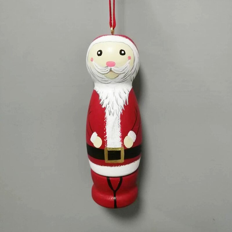 Nuovo 2023 divertente ornamento per albero Babbo Natale estensibile, decorazioni per Babbo Natale