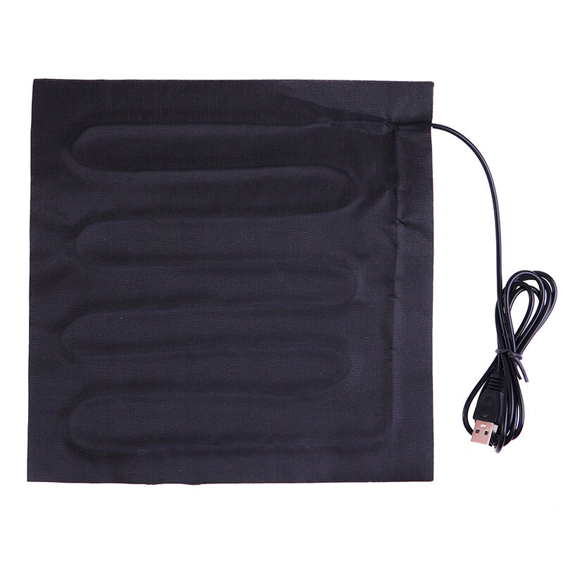 USB 애완 동물 온열 패드, 전기 히터 패드, 따뜻한 카펫, 탄소 섬유, 핸드 워머, 22x22cm, 5V