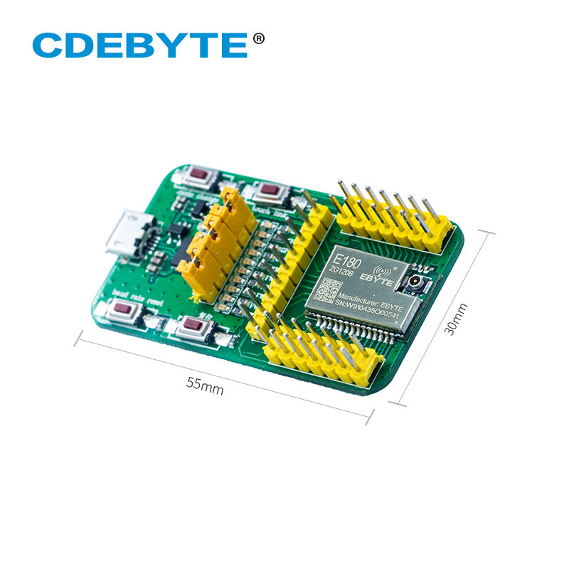 Efc32 ZigBee 3.0 USB 2.4G 테스트 키트 CDEBYTE E180-ZG120B-TB 무선 네트워킹 스마트 홈용 투명 전송 모듈