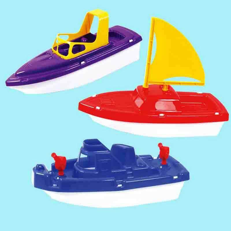 Mainan perahu mengambang perahu mainan kolam Yacht mainan Kecepatan perahu layar perahu mainan mengambang perahu untuk bak mandi Set mainan untuk balita