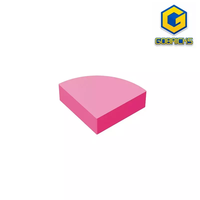 Gobricks GDS-1307 Tile, Round 1 x 1 Quarter compatible  lego 25269 children's DIY Educational Building Blocks Technical