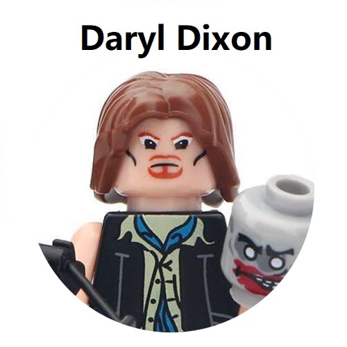 Ходячие мертвецы зомби Дэрил Диксон набор строительные блоки мини Экшн-Фигурки игрушки