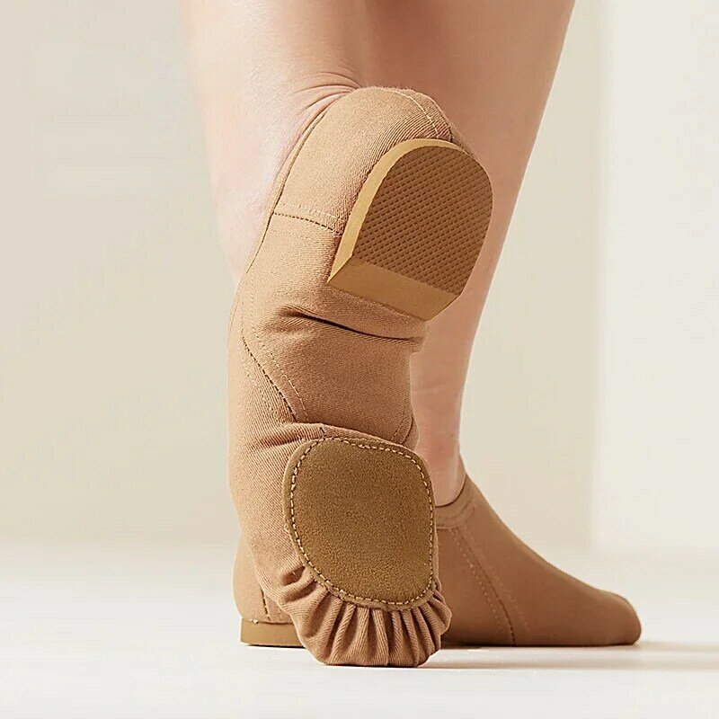 Эластичная ткань мягкая подошва тренировочная джазовая обувь для женщин для взрослых китайская форма тела кружевная без шнуровки йога Танцевальная обувь
