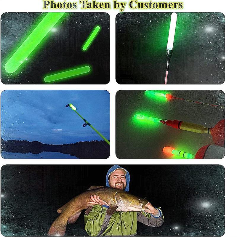 Baru 2.2-4.5mm malam memancing Float batang lampu gelap tongkat cahaya berguna memancing neon cahaya tongkat aksesoris 100/50 buah
