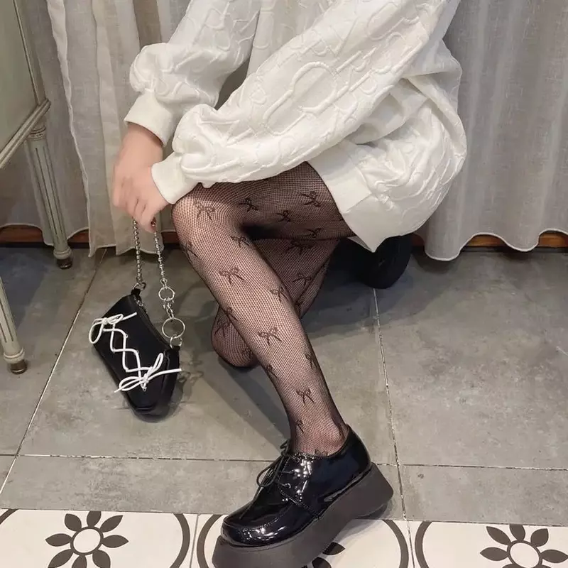 Donna ragazze Gothic Cartoon calze a rete Snake kromies calzini teschio collant a rete mutandine Lolita Plus Size collant Leggings
