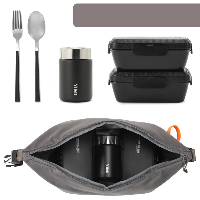Tas makan siang insulasi Bento pak aluminium Foil, tas nasi, tas makanan portabel, tas penyimpanan makanan piknik makan malam