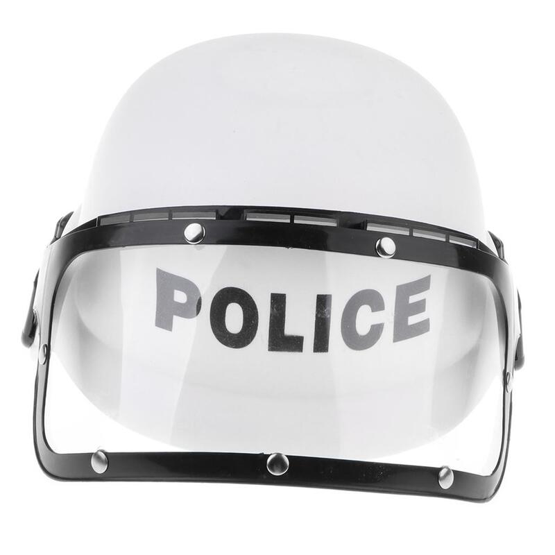 Motocicleta de oficial de policía de fiesta, Sombreros con visera para juegos de rol, niños y