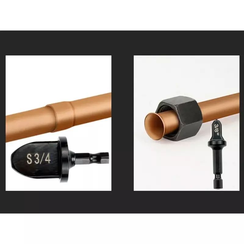 Expansor de tubos de cobre para aire acondicionado, conjunto de herramientas de soplado, suministros de energía, 5/6 piezas