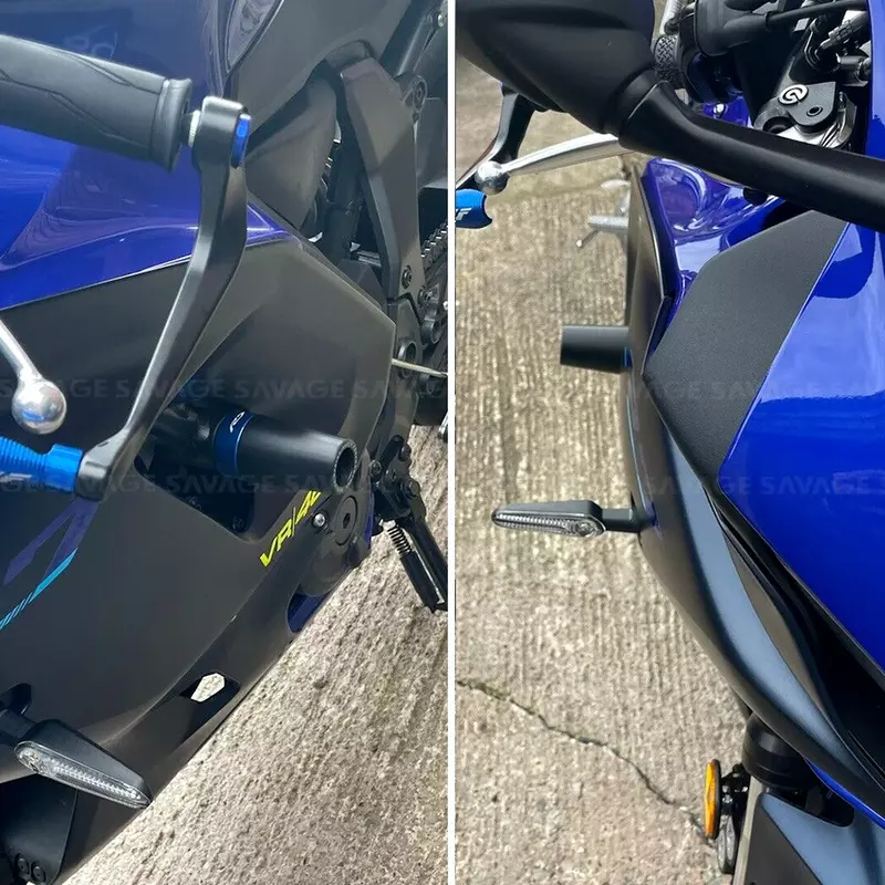 Protector de choque deslizante de Marco YZF-R7, accesorios de motocicleta, almohadilla de bobinas de protección contra caídas, para YAMAHA YZFR7 YZF R7 2021, 2024-2023