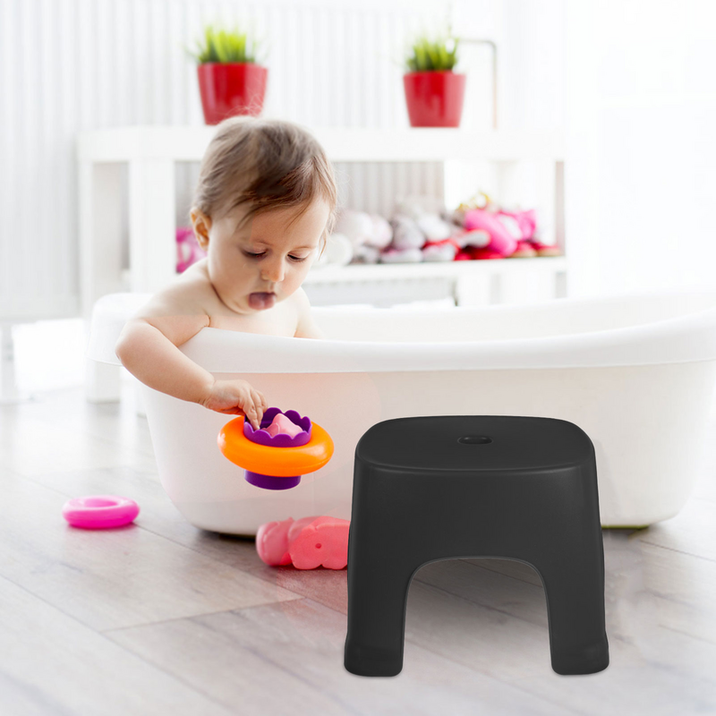 Taburete bajo antideslizante para niños y adultos, taburete de paso para cuarto de baño