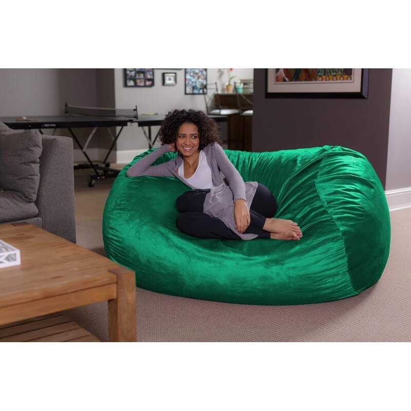 Sofa Sack-Pluche Zitzakken Met Superzachte Microsuede Hoes-Xl Traagschuim Gevulde Ligstoelen Voor Kinderen, Volwassenen, Coup