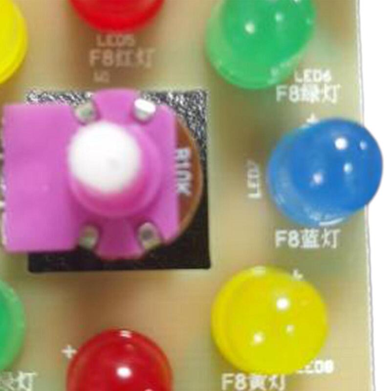 Busy Board LED Switch Toy avec 8 jouets de voyage, cadeau