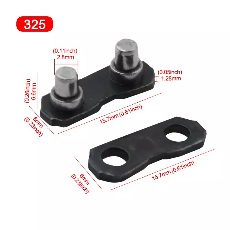 JELOCK-Accessoires de remplacement pour tronçonneuse, 3/8S 3/8L, 10/5 ", 325", 20/404 paires