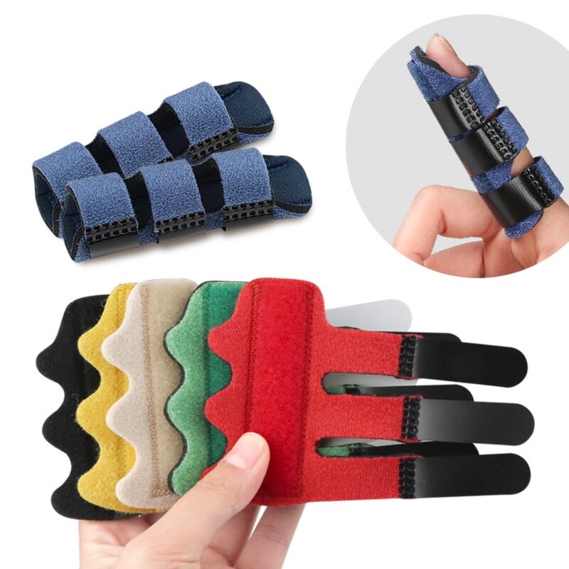 Finger Straightener Trigger Finger Splint Adjustable Durable Adjustable Finger Fixing Belt Flexible Hand Splint