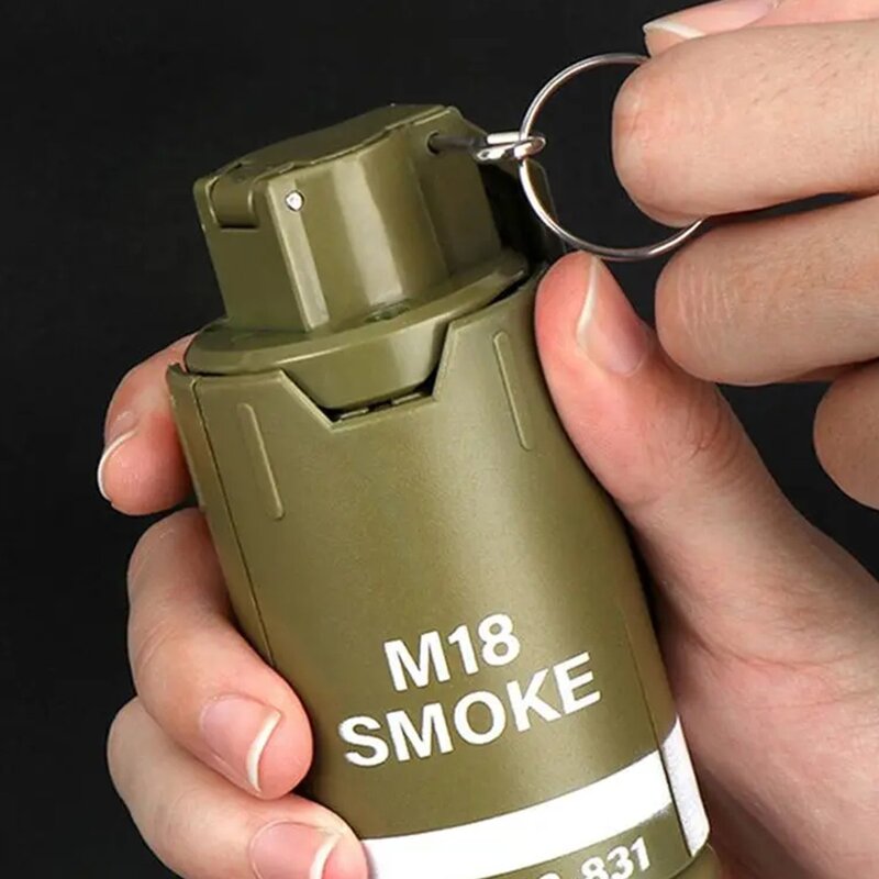 M18 mainan bola cat Airsoft Model granat Gel bom air asap Untuk Cs permainan luar ruangan bom asap ledakan dapat digunakan kembali granat