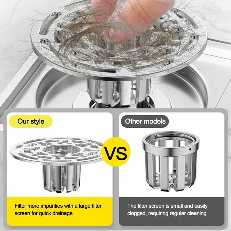 Anti Odor Floor Drain Core Removable Insect Prevention Basin Drain Filter New Creative Colander Sewer Strainer Plug