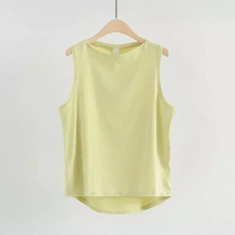 Lemon Women Yoga Sports Vest Loose Tank Running Workouts Tank Tops Clothes for Fitness Gym Wear Workout Clothing Sportswear