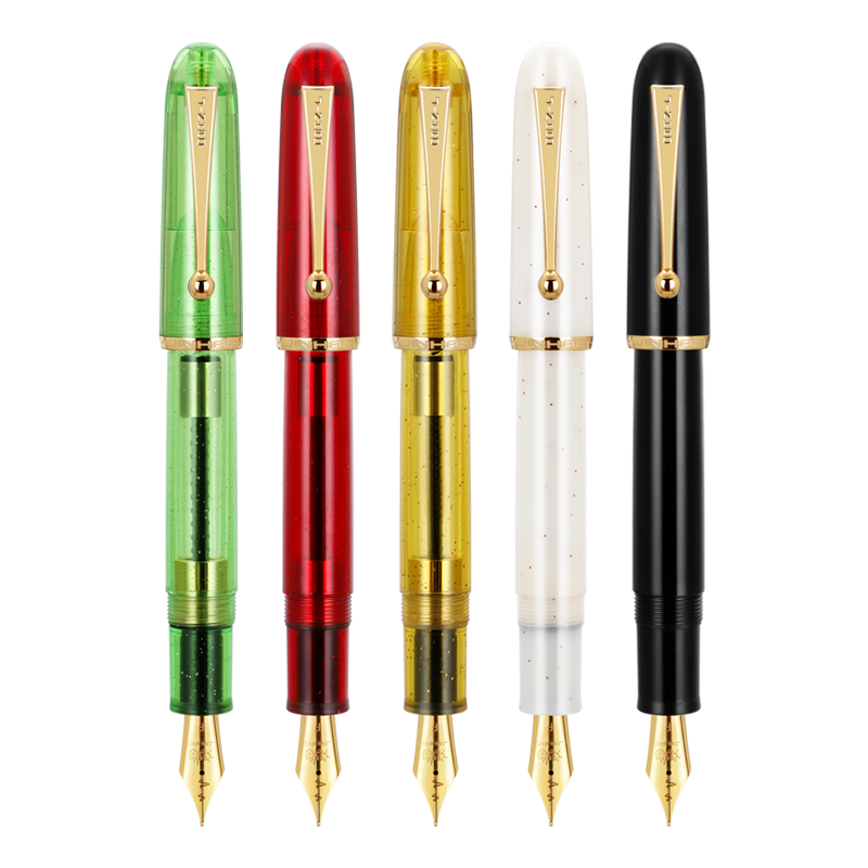 Jinhao dadao万年筆、ペン先、オフィス、学校、ライティングギフト、文房具、no.6ハートビート、f、新しい、9013用のアクリルインクペン