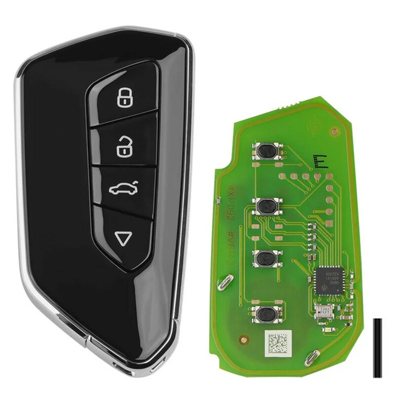 Xhorse-Clé de voiture à distance intelligente universelle, XSIncome 80EN, XM38, VVDI, 4 boutons pour outils VVDI2, 2 pièces, 5 pièces