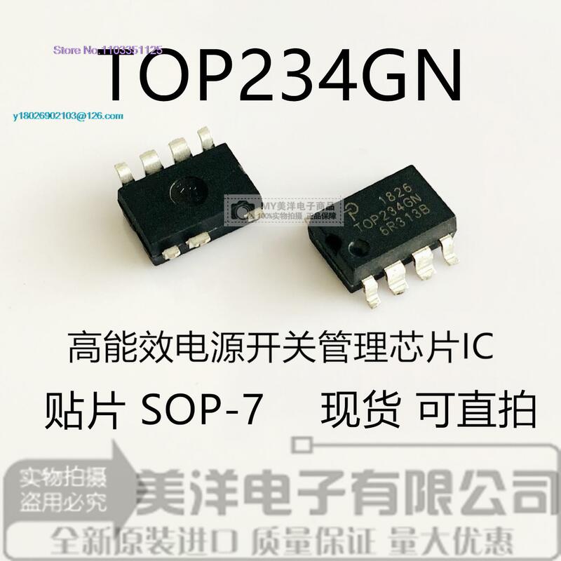 Chip de fuente de alimentación IC, TOP234PN DIP-7, TOP234GN, SOP-7ic, lote de 5 unidades