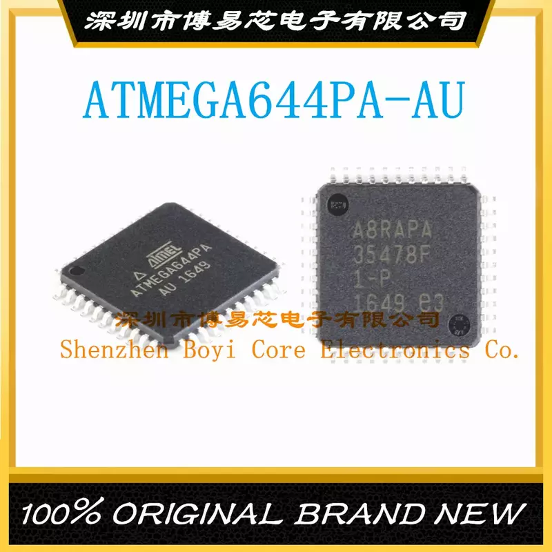 ATMEGA644PA-AU originale autentico chip patch microcontrollore a 8 bit AVR TQFP-44