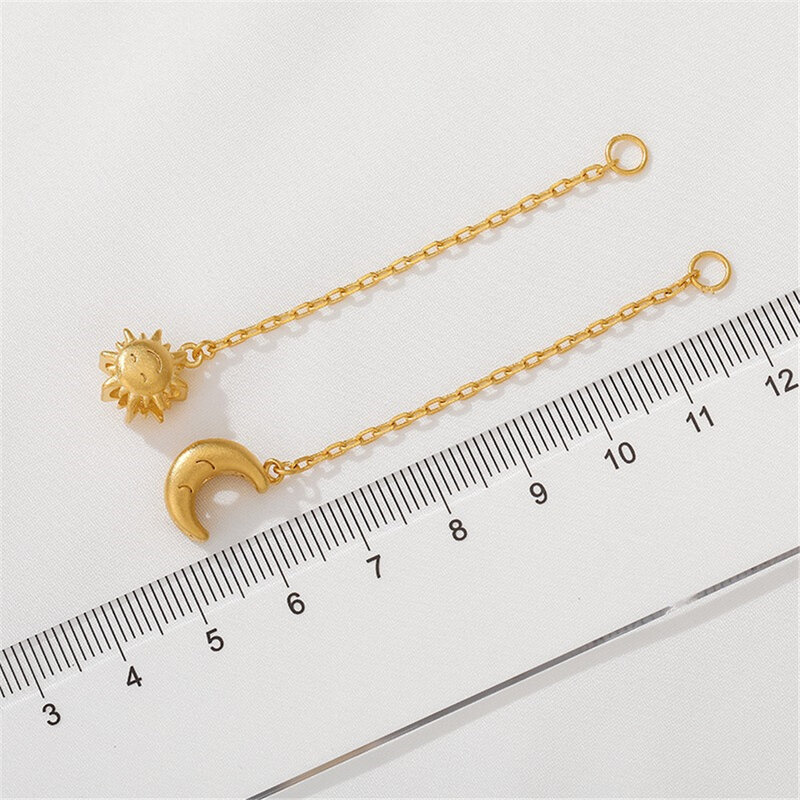 14K Gold Wrapped Spring Buckle Pendant Needle Pearl DIY Handmade Bracelet Necklace Extension Chain Jewelry Material Accessories