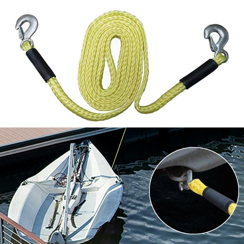 Tow Strap with Hooks for Emergency, Trailer Rope, Tree Saver, Veículos