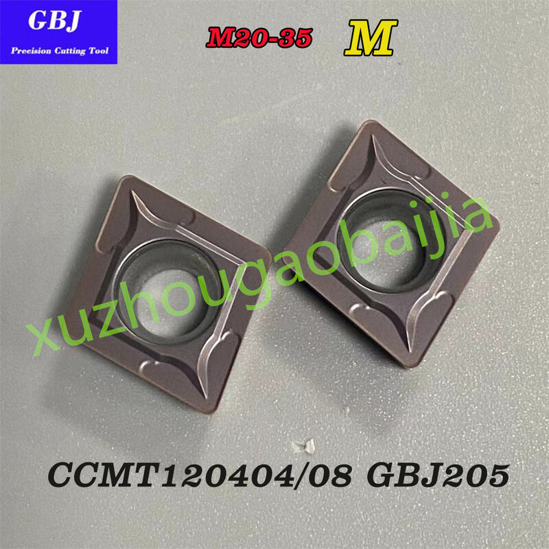 GBJ-CNC ccmt120404 ccmt120408 gbj205 ccmt 431 432 aço inoxidável transformando inserções de perfuração alta qualidade