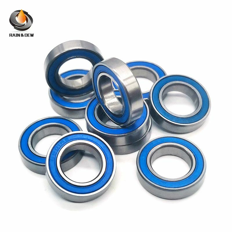 10Pcs 12x21x5 6801RS Bearing ABEC-7 Thin Section 6801-2RS Ball Bearings 61801 RS 6801 2RS With Blue Sealed L-2112DD