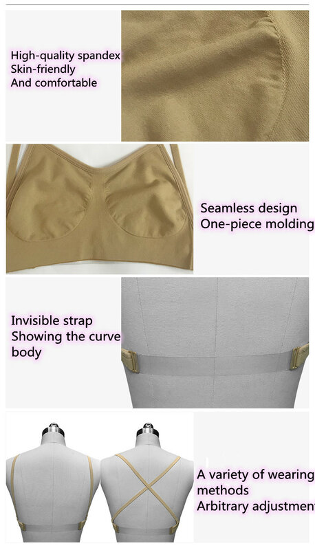 I pantaloni elastici sono corsetti nudi anti-camminata reggiseno invisibile per abbigliamento da ballo abbigliamento europeo color carne grande flessibilità