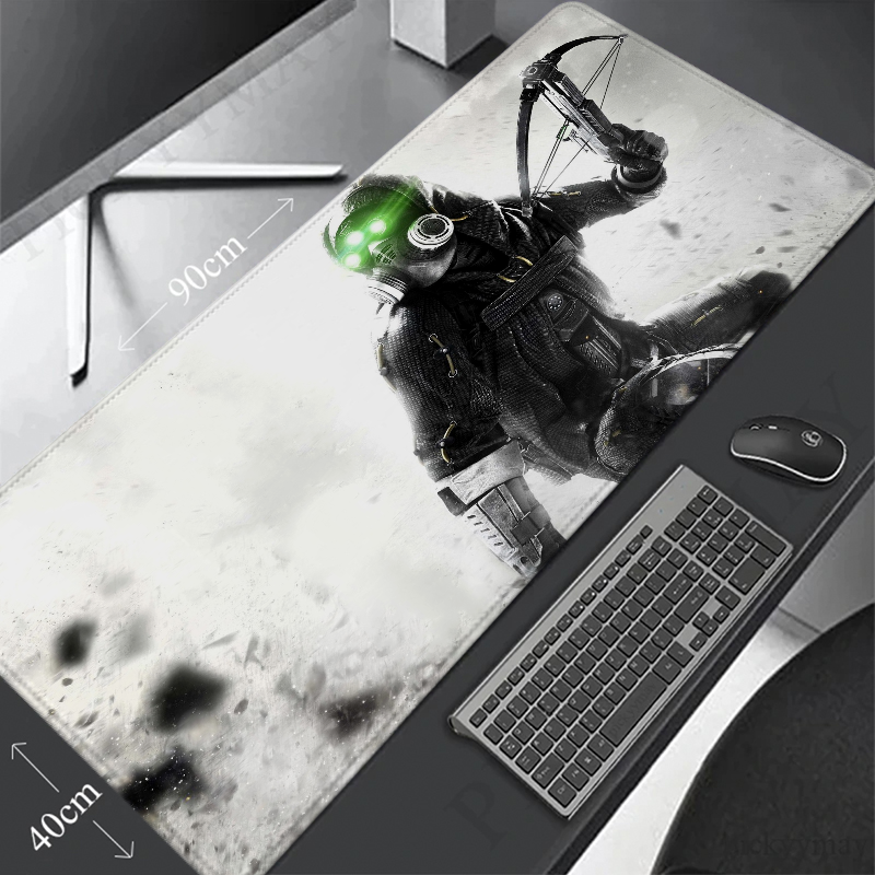 Splinter Cell Conviction Large Mouse Pad 900x400 Pc Accessories Mousepad Gamer Deskmat Desk Mat Game Mats Gaming Mause Anime Xxl