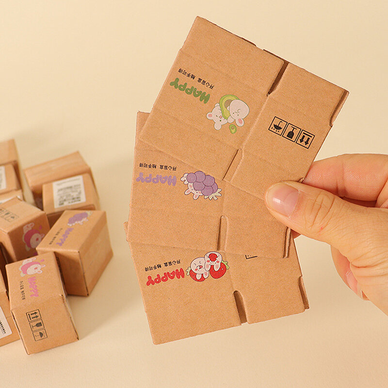 Miniatura criativa Mini caixa express caixa surpresa, enfeites de resina, brinquedos da moda