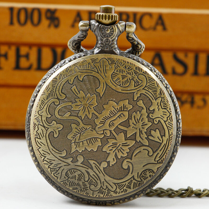 Klasyczny film para tematyczne kwarcowe zegarki kieszonkowe w stylu Vintage naszyjnik charms łańcuszek zegarek kieszonkowy reloj