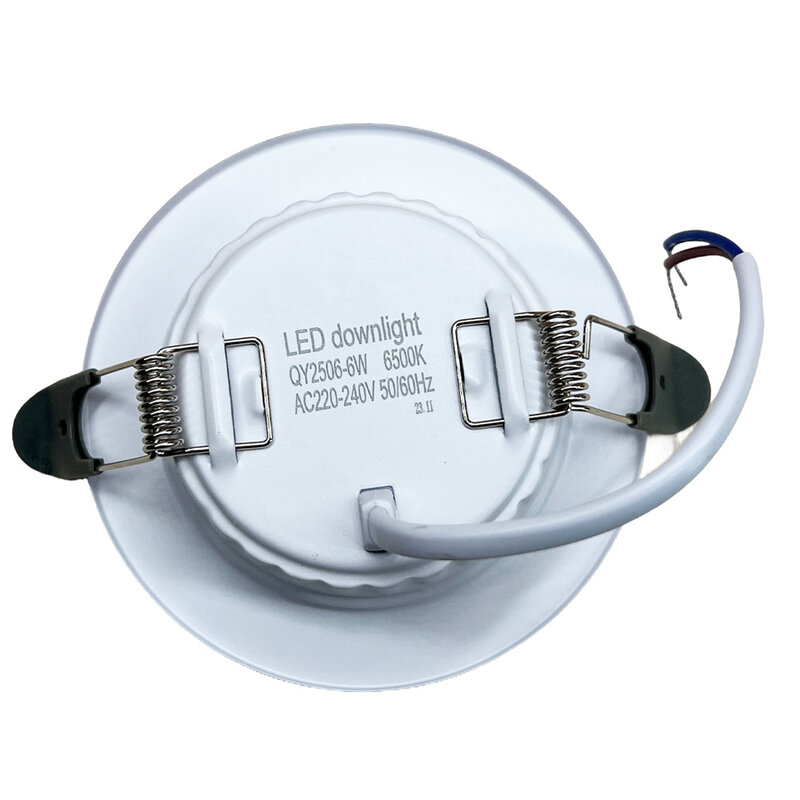 LED 다운라이트 AC175-265V 둥근 오목한 LED 천장 램프, 밝은 빛 다운라이트 LED 램프, 인테리어 리노베이션 장식, 6W-24W