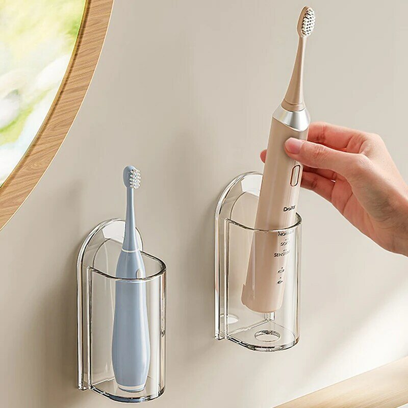Подставка для электрической зубной щетки, настенный держатель для зубных щеток, Компактный органайзер для ванной комнаты, коробка для хранения аксессуаров