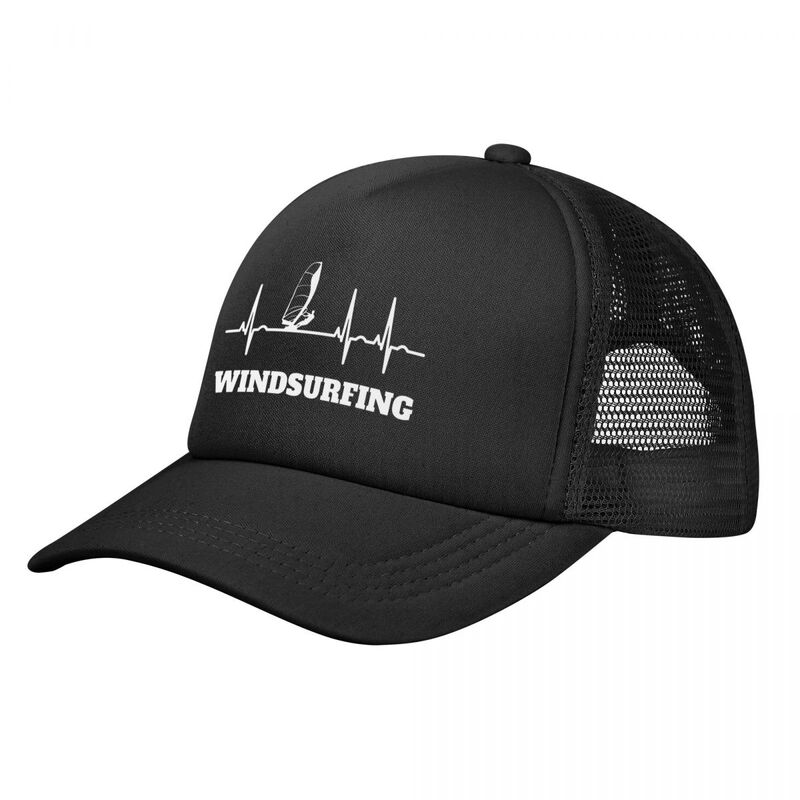 قبعات بيسبول Windsurfer Heartbeat ، قبعات شبكية ، قابلة للتعديل ، رياضة ،