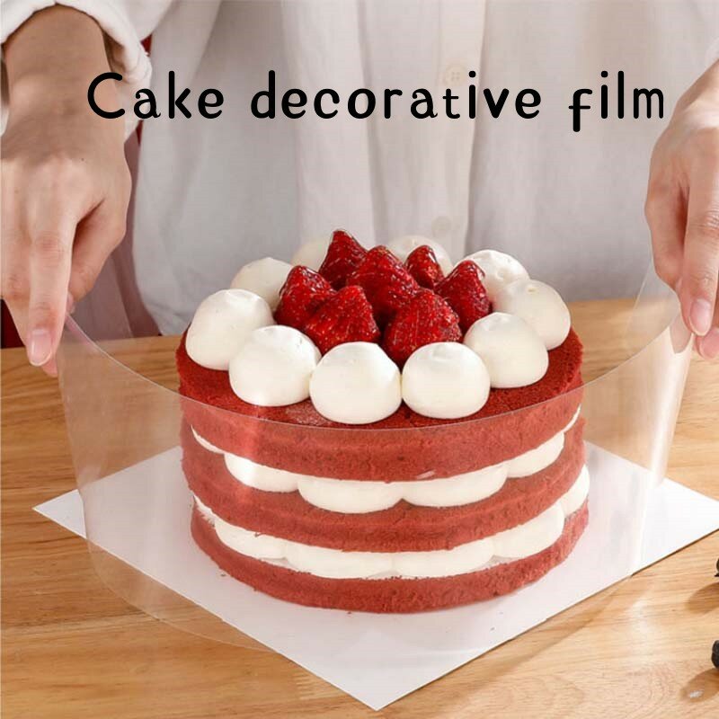 Strumenti di cottura risultati professionali per uso alimentare decorazione creativa per torte materiali di alta qualità collare per torta trasparente facile da usare